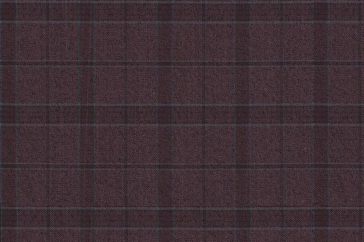 Claret check in Soft Weave, photographed flat.