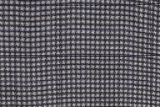 Mid grey glen check in Soft Weave, photographed flat.