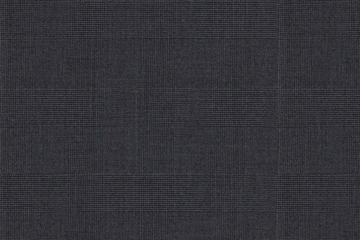 Charcoal glen check in Soft Weave, photographed flat.
