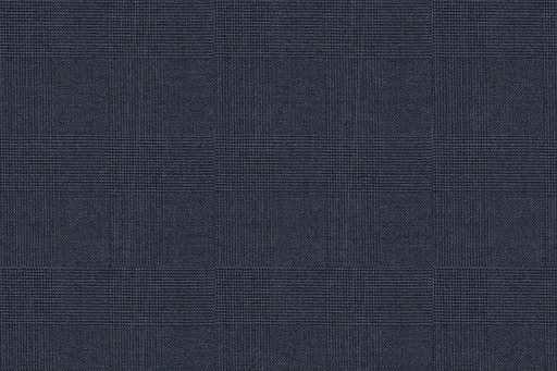 Deep blue glen check in Soft Weave, photographed flat.