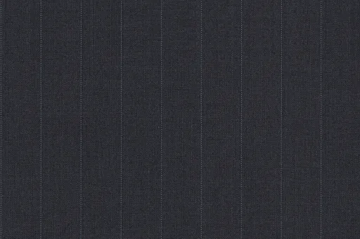 Charcoal pinstripe in Soft Weave, photographed flat.