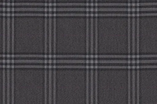Mid grey check in Country Weave, photographed flat.