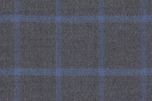 Mid grey check in Country Weave, photographed flat.