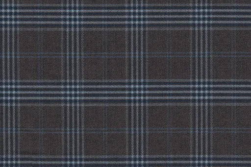 Dark grey check in Country Weave, photographed flat.