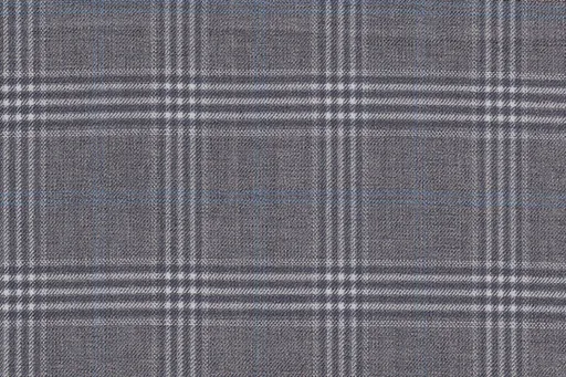Charcoal windowpane in Country Weave, photographed flat.