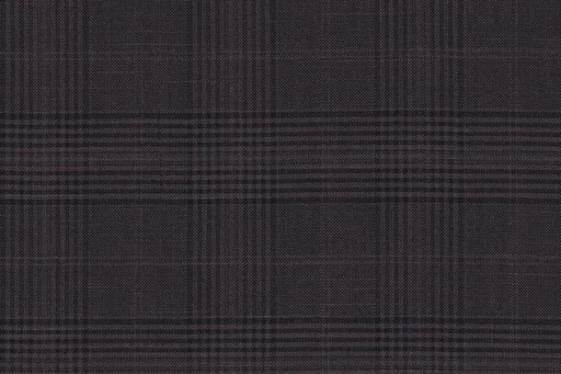 Charcoal check in Country Weave, photographed flat.