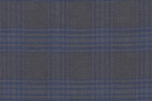 Mid grey check in Country Weave, photographed flat.